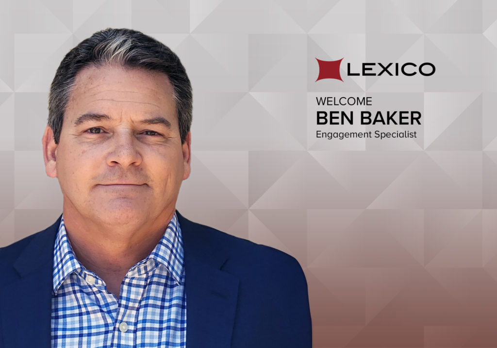 Ben Baker, Engagement Specialist, Lexico