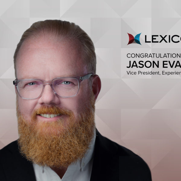Lexico Announces the Promotion of Jason Evans to Vice President, Experience