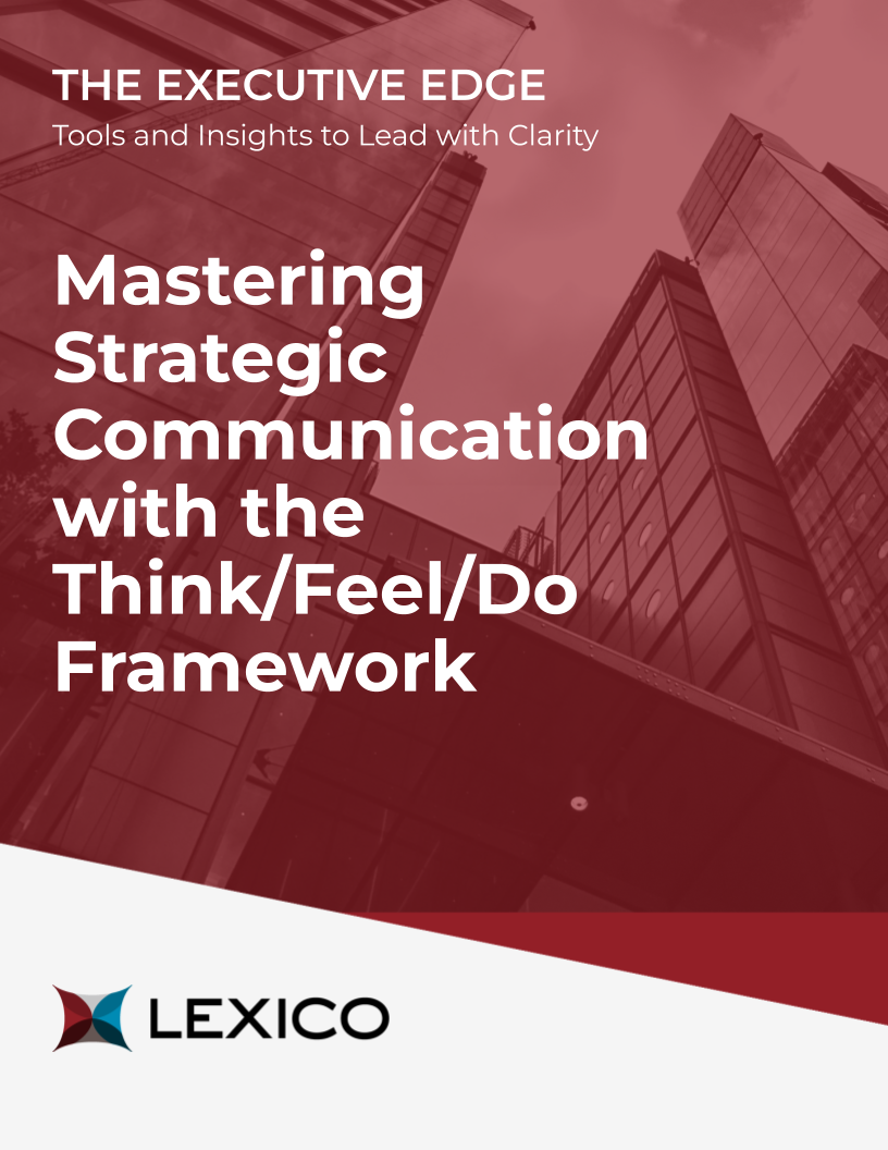 PDF Cover: Think/Feel/Do Framework